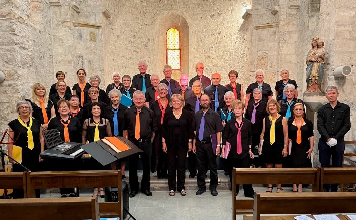 La chorale "Les Saules" en concert à l'Eglise de Sauzet