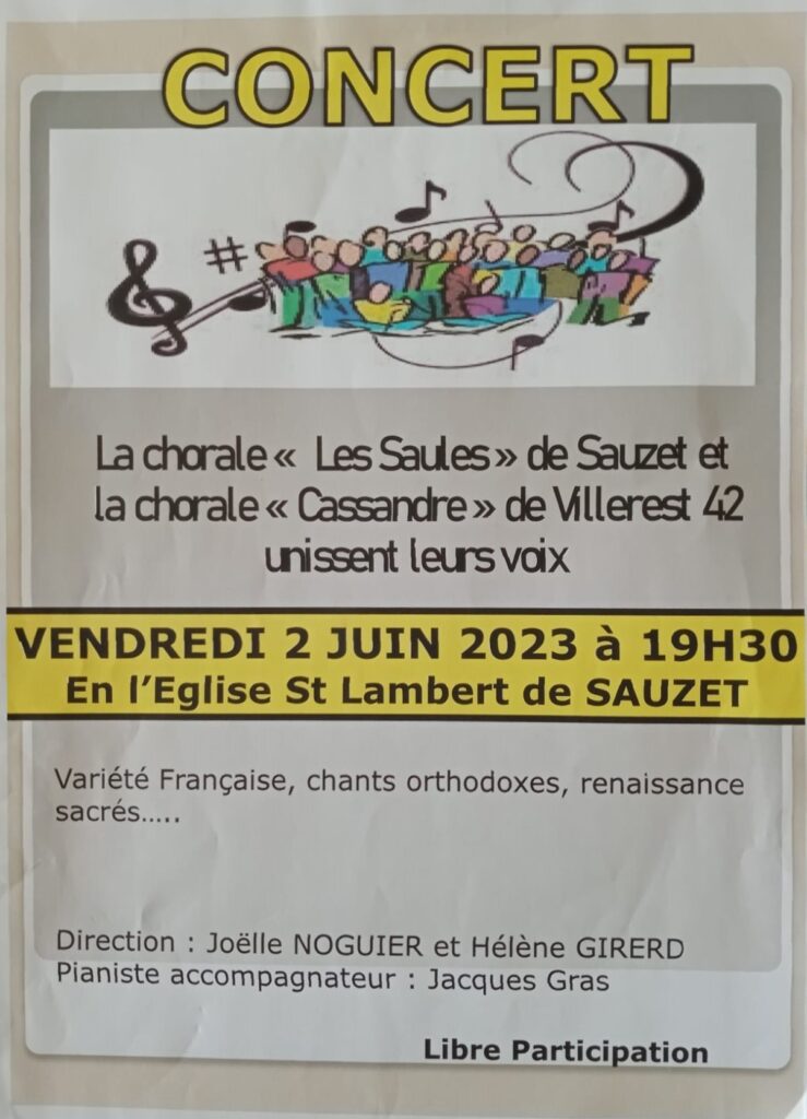 choral les saules et cassandre chantent ensemble