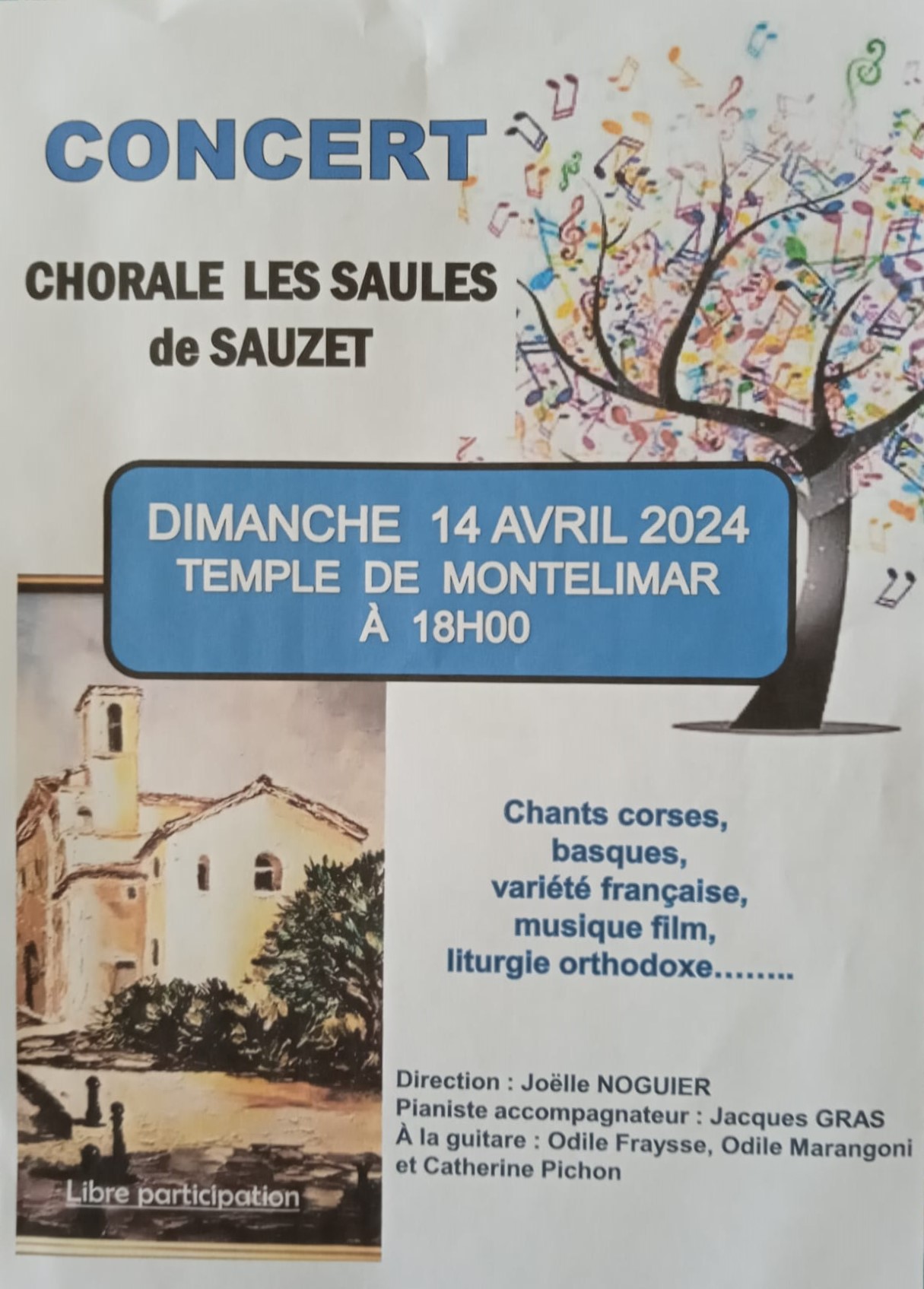 Chorale Les Saules à Sauzet